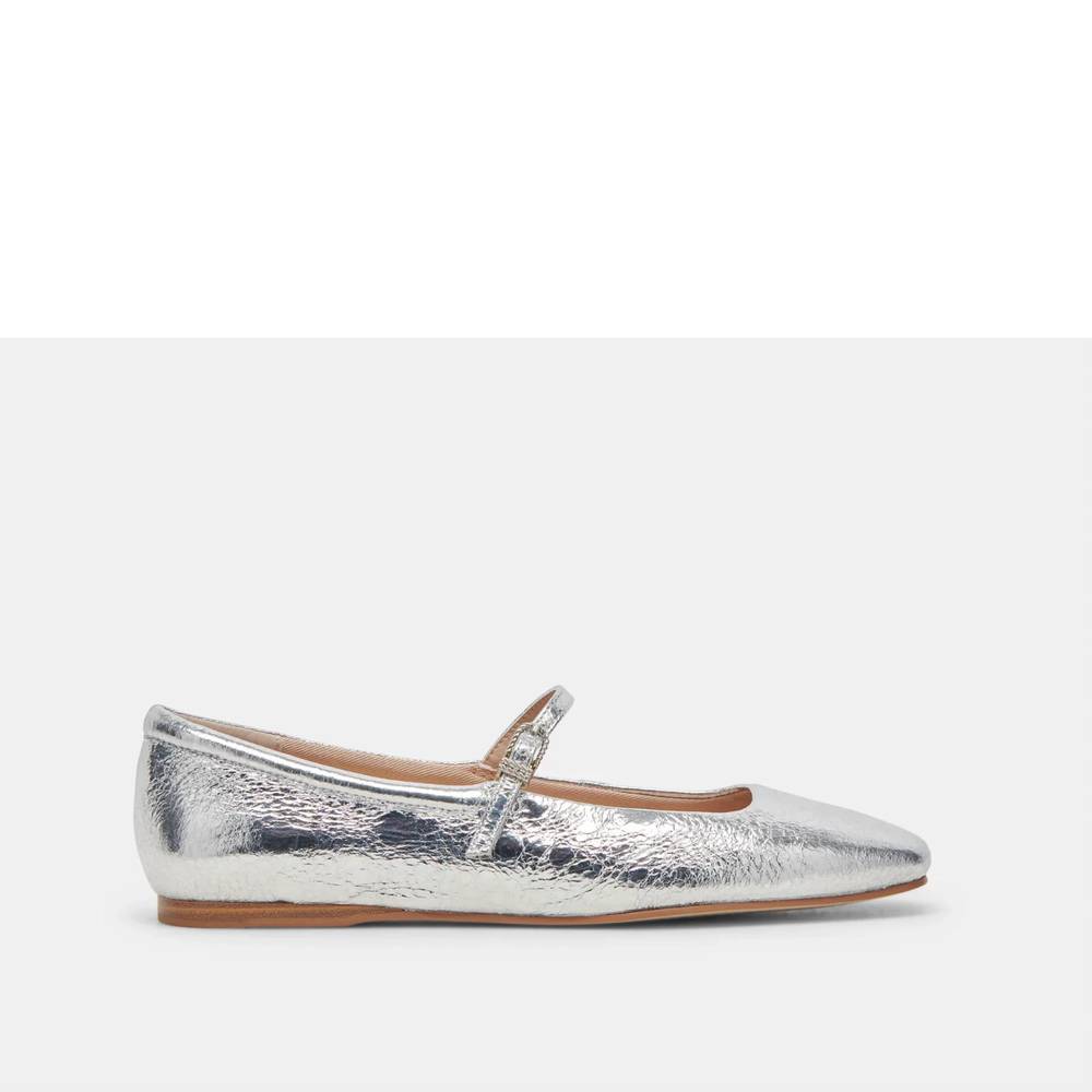 NEW DOLCE VITA women's reyes ballet flat in silver